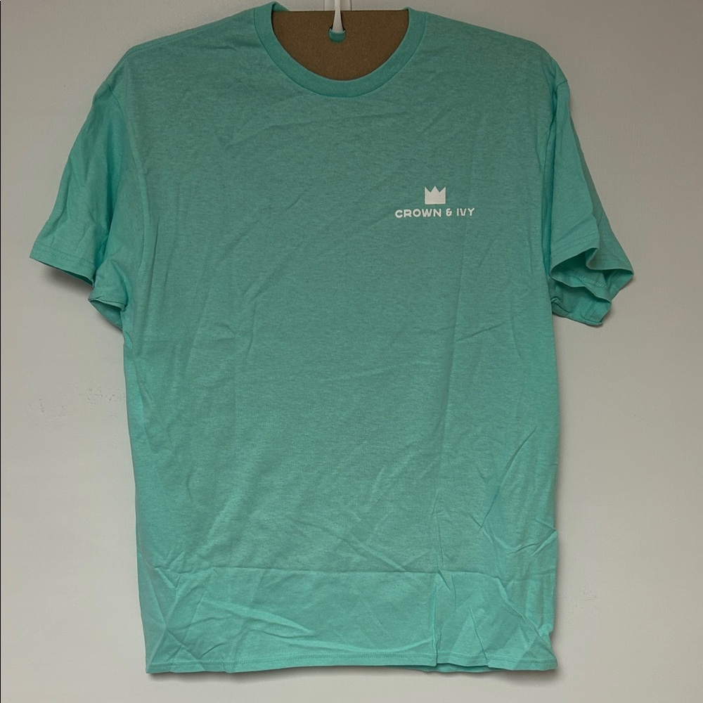 Crown & Ivy Men's Teal Short Sleeve Tee